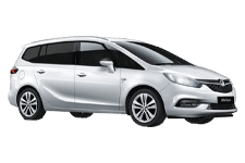 Car Hire Bournemouth - Vauxhall Zafira 7-Seater - Minibus hire Bournemouth